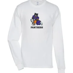Hanes Authentic LS T-Shirt - Full Color - White
