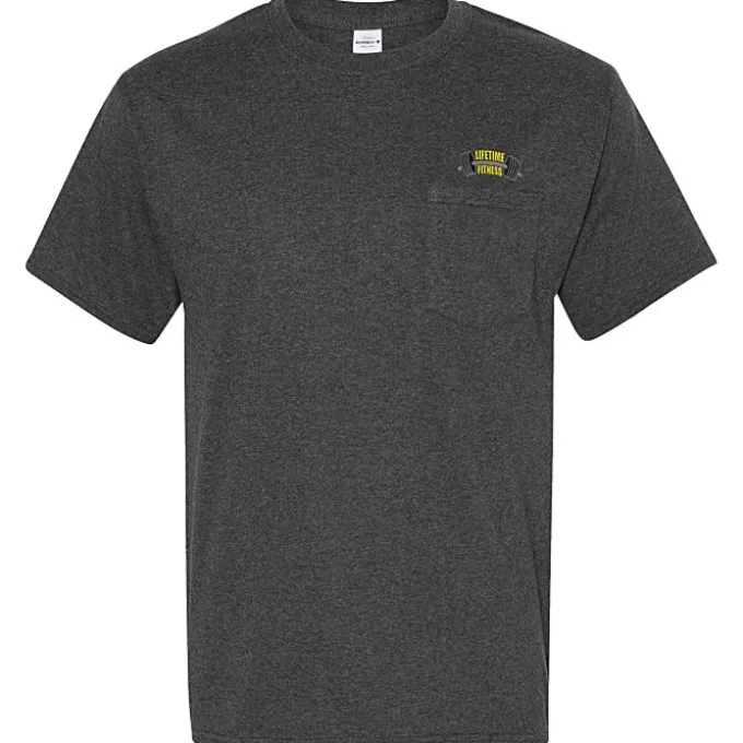 Hanes Authentic Pocket T-Shirt - Embroidered