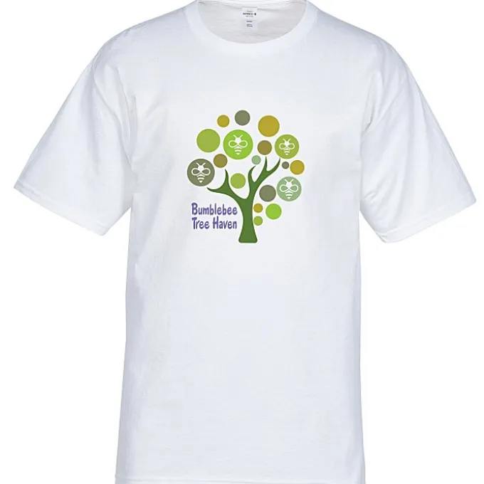Hanes Authentic T-Shirt - Full Color - White - 24 hr
