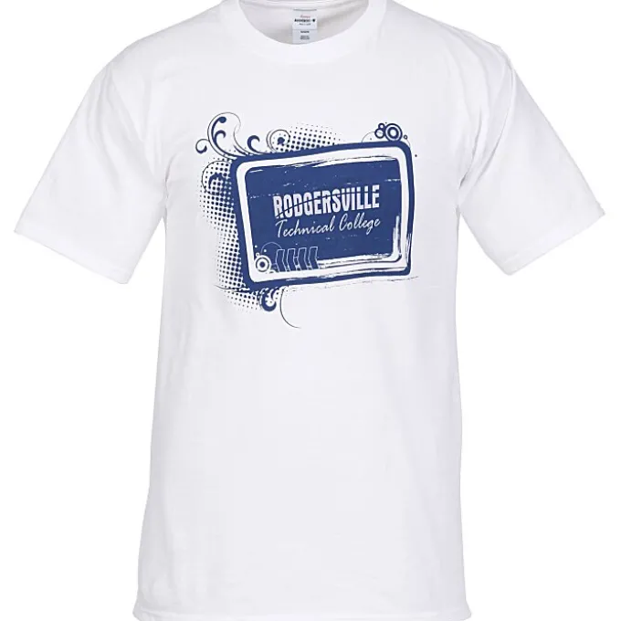 Hanes Authentic T-Shirt - Screen - White - Tech Design