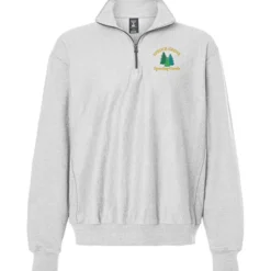Hanes Beefy Sweats Premium Heavyweight 1/4-Zip Sweatshirt - Embroidered