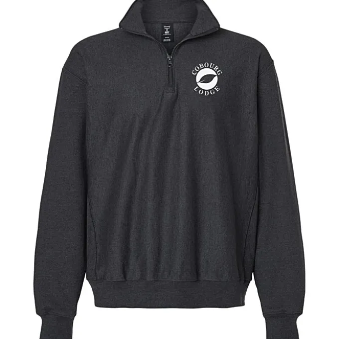 Hanes Beefy Sweats Premium Heavyweight 1/4-Zip Sweatshirt - Screen