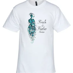 Hanes Beefy-T - Full Color - White