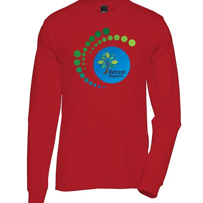 Hanes Beefy-T LS - Full Color - Colors