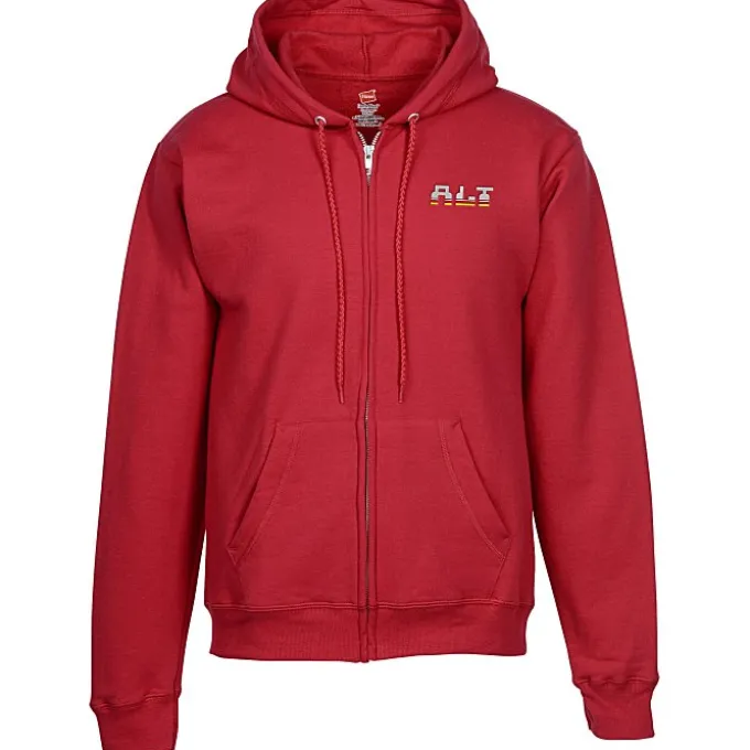 Hanes ComfortBlend Full-Zip Sweatshirt - Embroidered