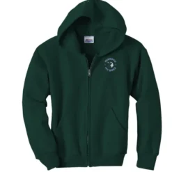 Hanes ComfortBlend Full-Zip Sweatshirt - Youth - Embroidered