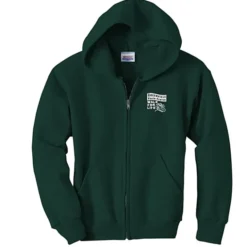 Hanes ComfortBlend Full-Zip Sweatshirt - Youth - Screen