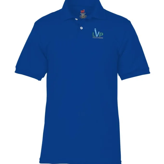 Hanes ComfortBlend 50/50 Jersey Sport Shirt - Men's - Embroidered