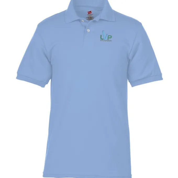 Hanes ComfortBlend 50/50 Jersey Sport Shirt - Men's - Embroidered