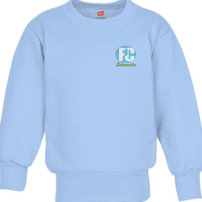 Hanes ComfortBlend Sweatshirt - Youth - Embroidered