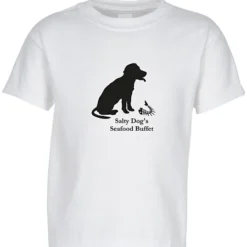Hanes 50/50 ComfortBlend T-Shirt - Youth - White - Screen