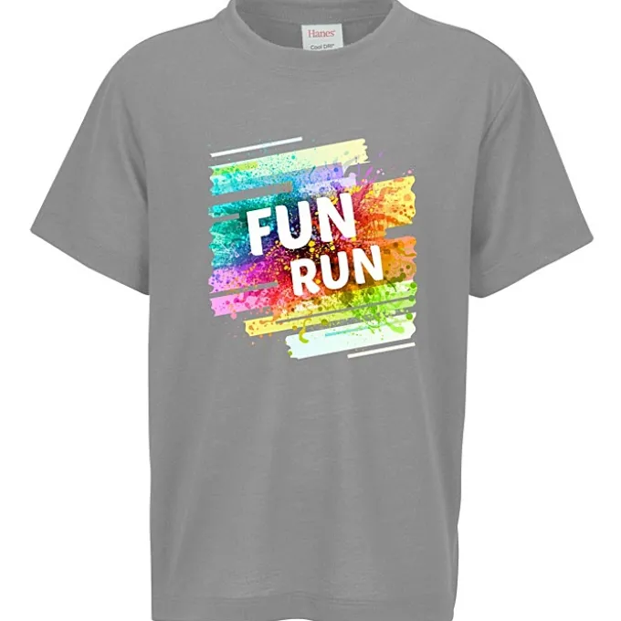 Hanes Cool Dri Cotton Touch T-Shirt - Youth - Full Color