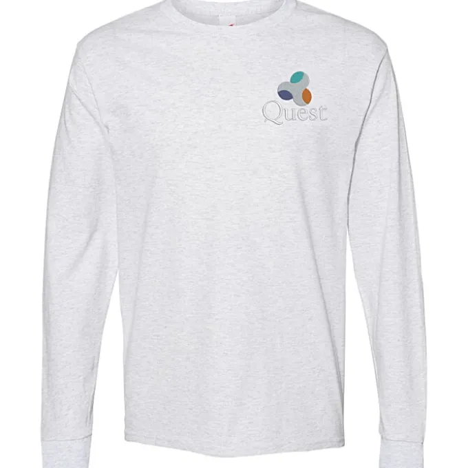 Hanes Essential-T LS T-Shirt - Men's - Embroidered
