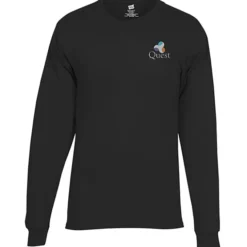 Hanes Essential-T LS T-Shirt - Men's - Embroidered