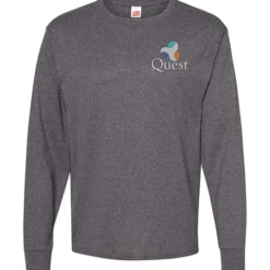 Hanes Essential-T LS T-Shirt - Men's - Embroidered