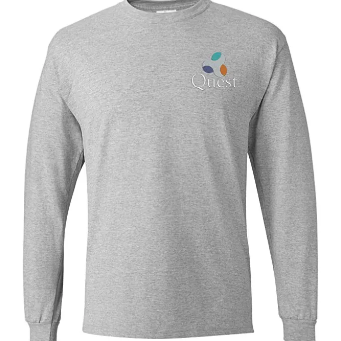 Hanes Essential-T LS T-Shirt - Men's - Embroidered