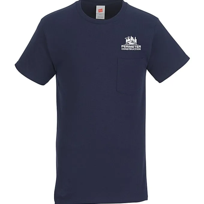 Hanes Essential-T Pocket T-Shirt