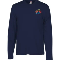 Hanes 4 oz. Cool Dri Long Sleeve T-Shirt - Embroidered