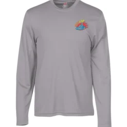Hanes 4 oz. Cool Dri Long Sleeve T-Shirt - Embroidered