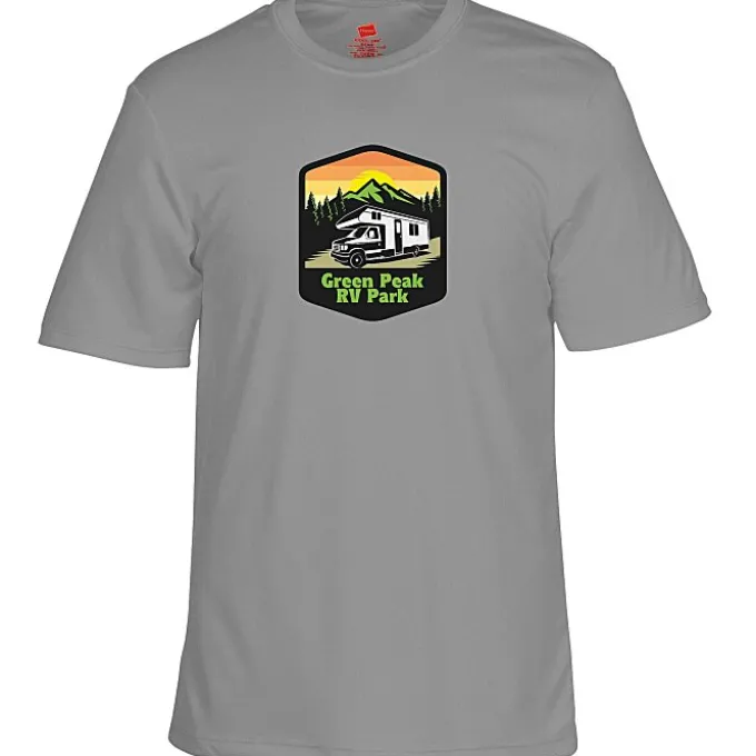 Hanes 4-oz Cool Dri T-Shirt - Men's - Full Color