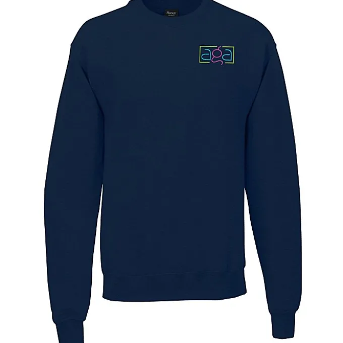 Hanes Perfect Sweats Crewneck Sweatshirt - Embroidered
