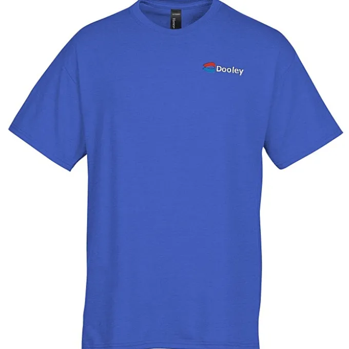 Hanes Perfect-T Tri-Blend T-Shirt - Men's - Embroidered