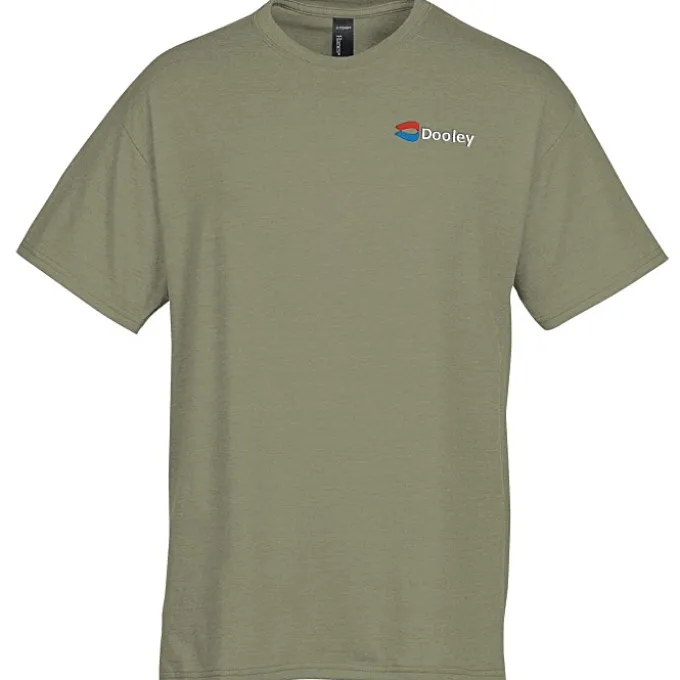 Hanes Perfect-T Tri-Blend T-Shirt - Men's - Embroidered