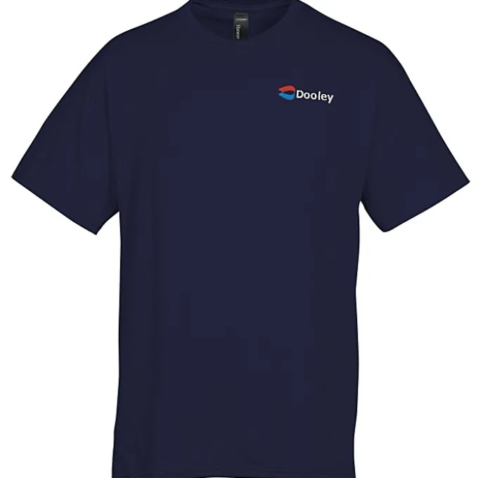 Hanes Perfect-T Tri-Blend T-Shirt - Men's - Embroidered