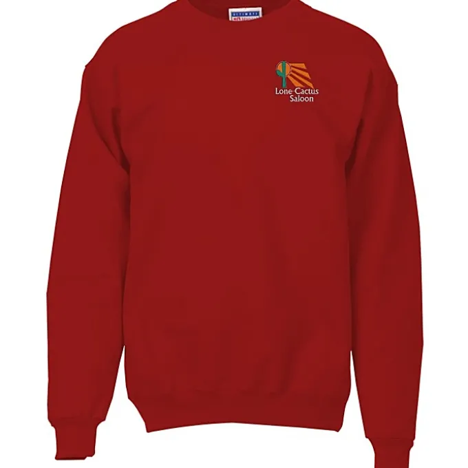 Hanes Ultimate Cotton Crew Sweatshirt - Embroidered