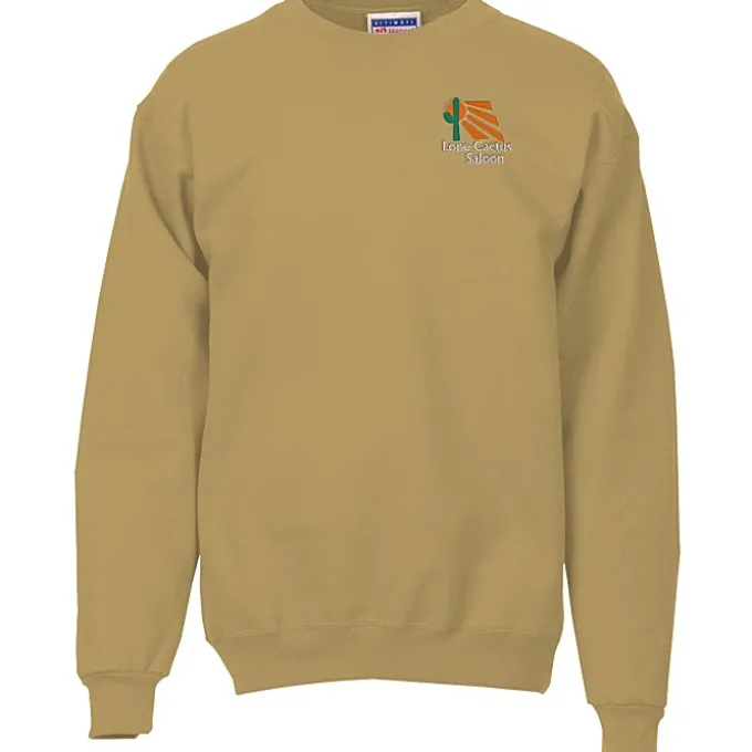 Hanes Ultimate Cotton Crew Sweatshirt - Embroidered