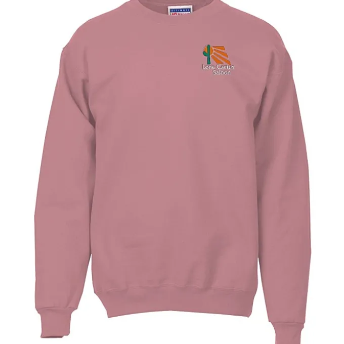 Hanes Ultimate Cotton Crew Sweatshirt - Embroidered