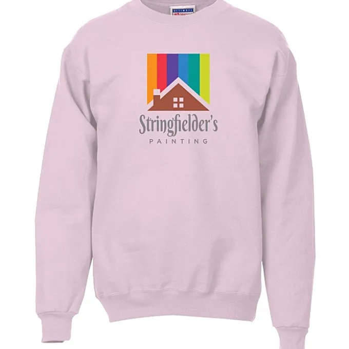 Hanes Ultimate Cotton Crew Sweatshirt - Full Color