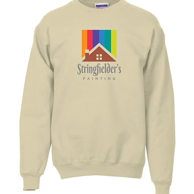 Hanes Ultimate Cotton Crew Sweatshirt - Full Color