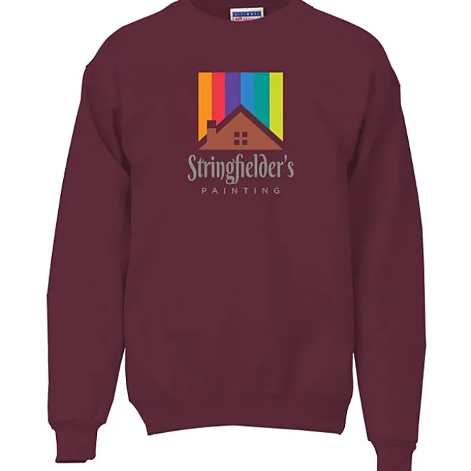 Hanes Ultimate Cotton Crew Sweatshirt - Full Color
