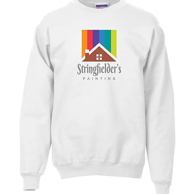 Hanes Ultimate Cotton Crew Sweatshirt - Full Color
