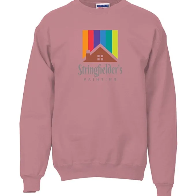 Hanes Ultimate Cotton Crew Sweatshirt - Full Color