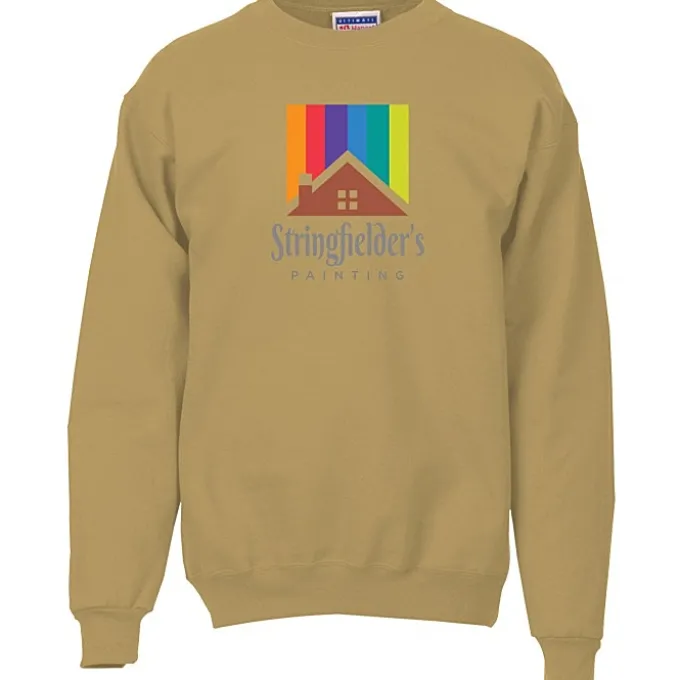 Hanes Ultimate Cotton Crew Sweatshirt - Full Color