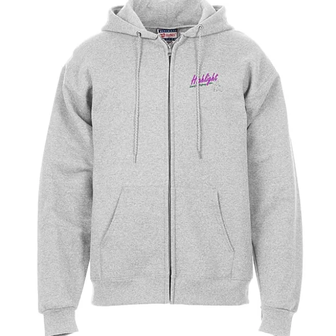 Hanes Ultimate Cotton Full-Zip Hoodie - Embroidered
