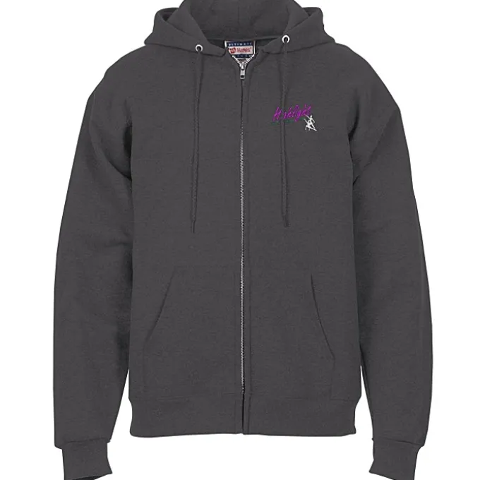 Hanes Ultimate Cotton Full-Zip Hoodie - Embroidered