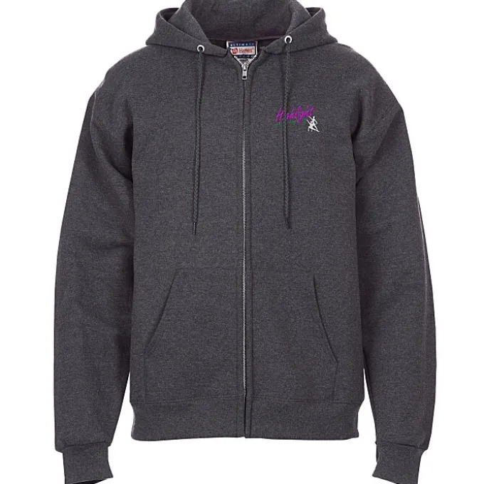 Hanes Ultimate Cotton Full-Zip Hoodie - Embroidered