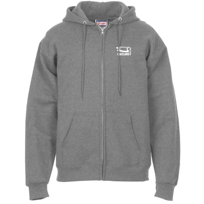 Hanes Ultimate Cotton Full-Zip Hoodie - Screen