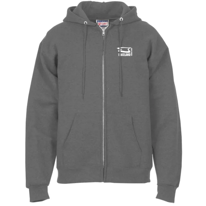 Hanes Ultimate Cotton Full-Zip Hoodie - Screen