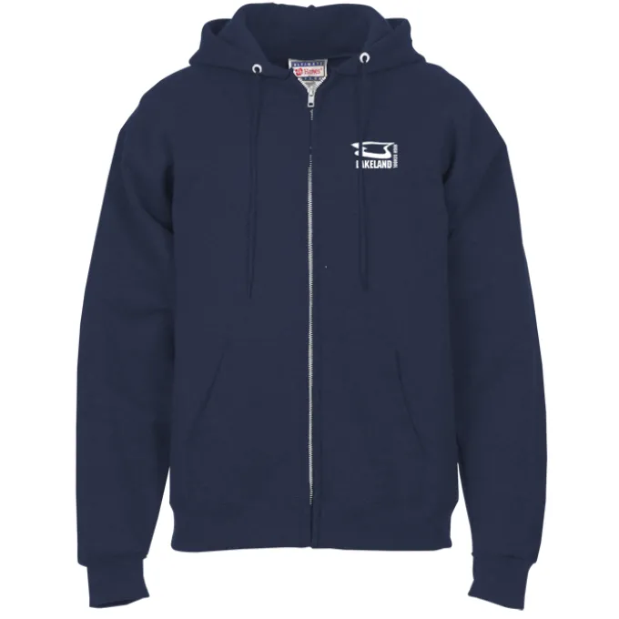 Hanes Ultimate Cotton Full-Zip Hoodie - Screen