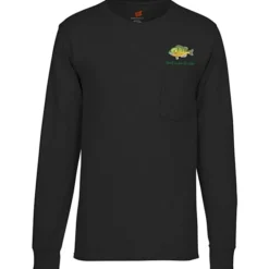 Hanes Workwear Pocket Long Sleeve T-Shirt - Embroidered