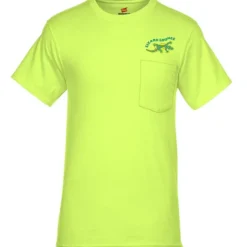 Hanes Workwear Pocket T-Shirt - Embroidered