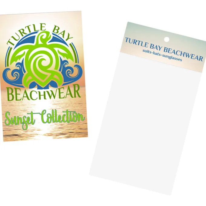 Hang Tag Stickers - Rectangle