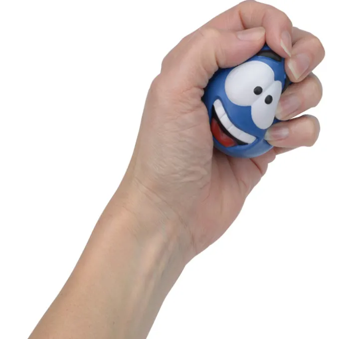 Happy Face Squishy Stress Reliever - 24 hr