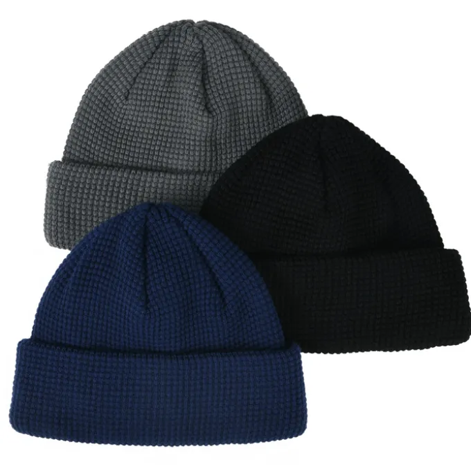 Harbor Waffle Knit Cuff Beanie - 24 hr