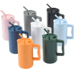 Harmony Vacuum Mug with Straw - 27 oz