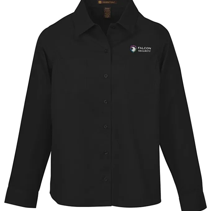 Harriton Advantage IL Long Sleeve Work Shirt - Ladies'